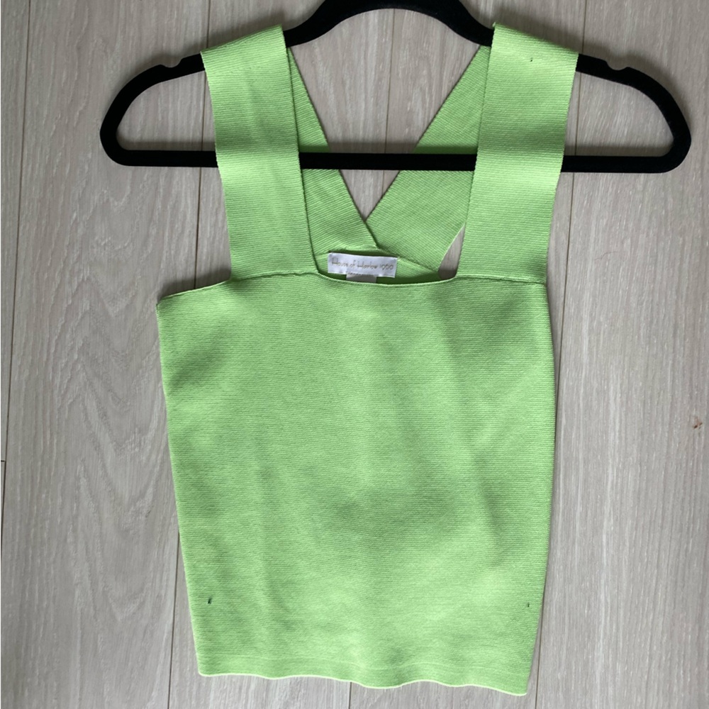 House of Harlow Green Top, Size Small